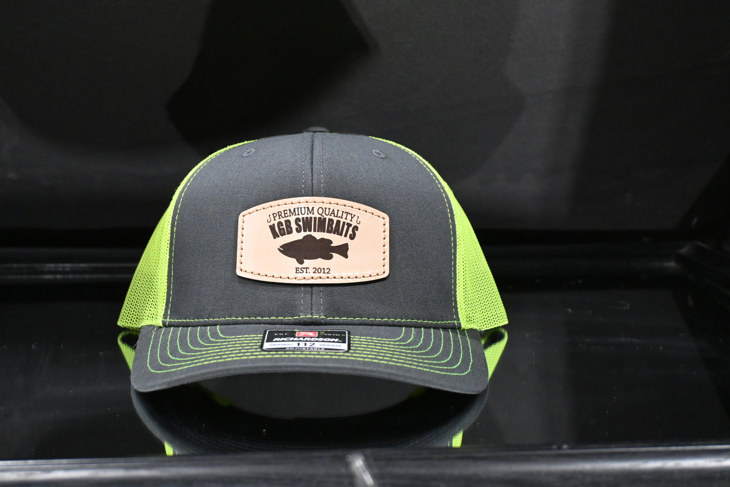 KGB Leather Logo Hat "112 Richardson"