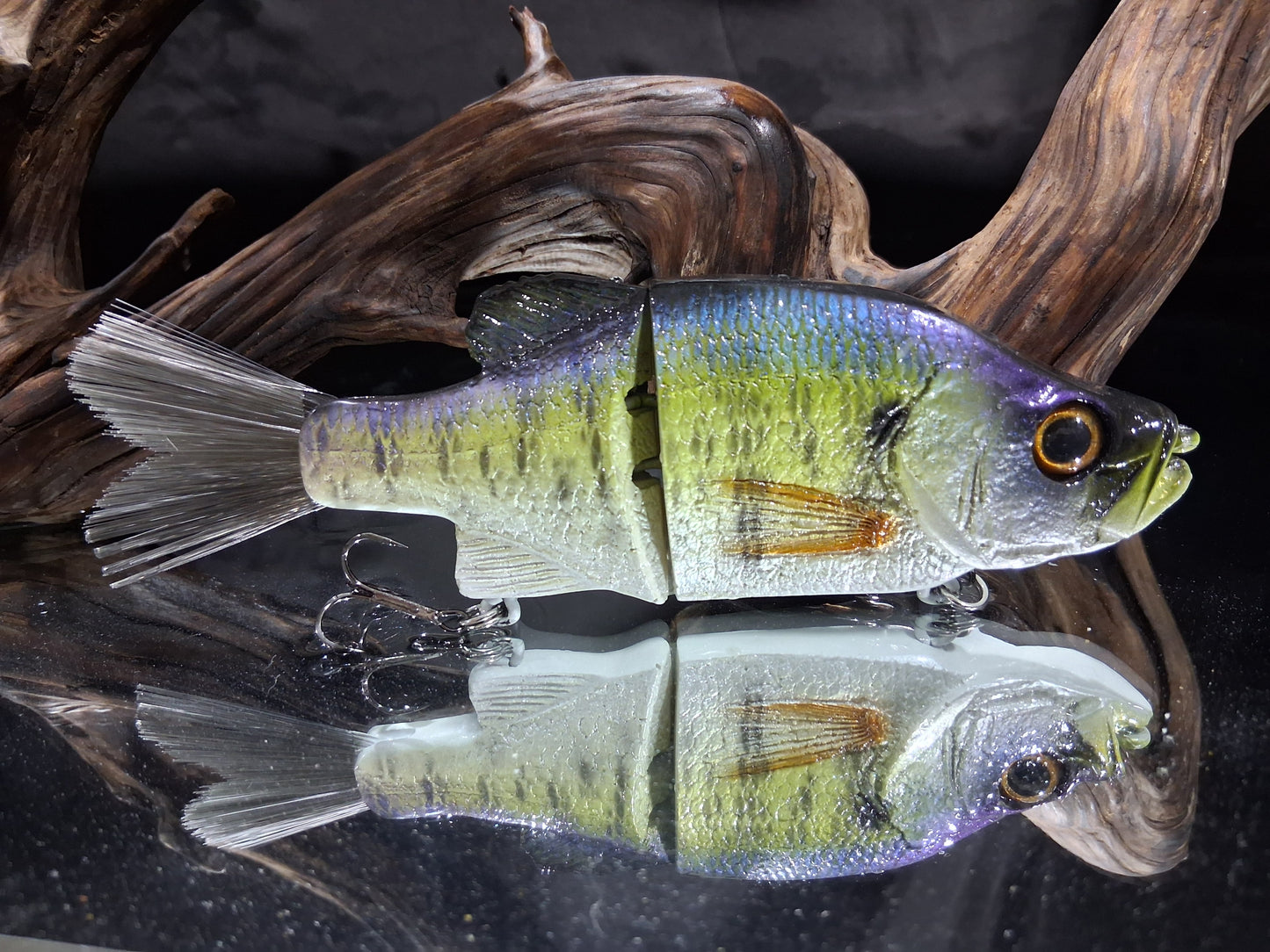 KGB 6" Mini Crappie "CC White Crappie"