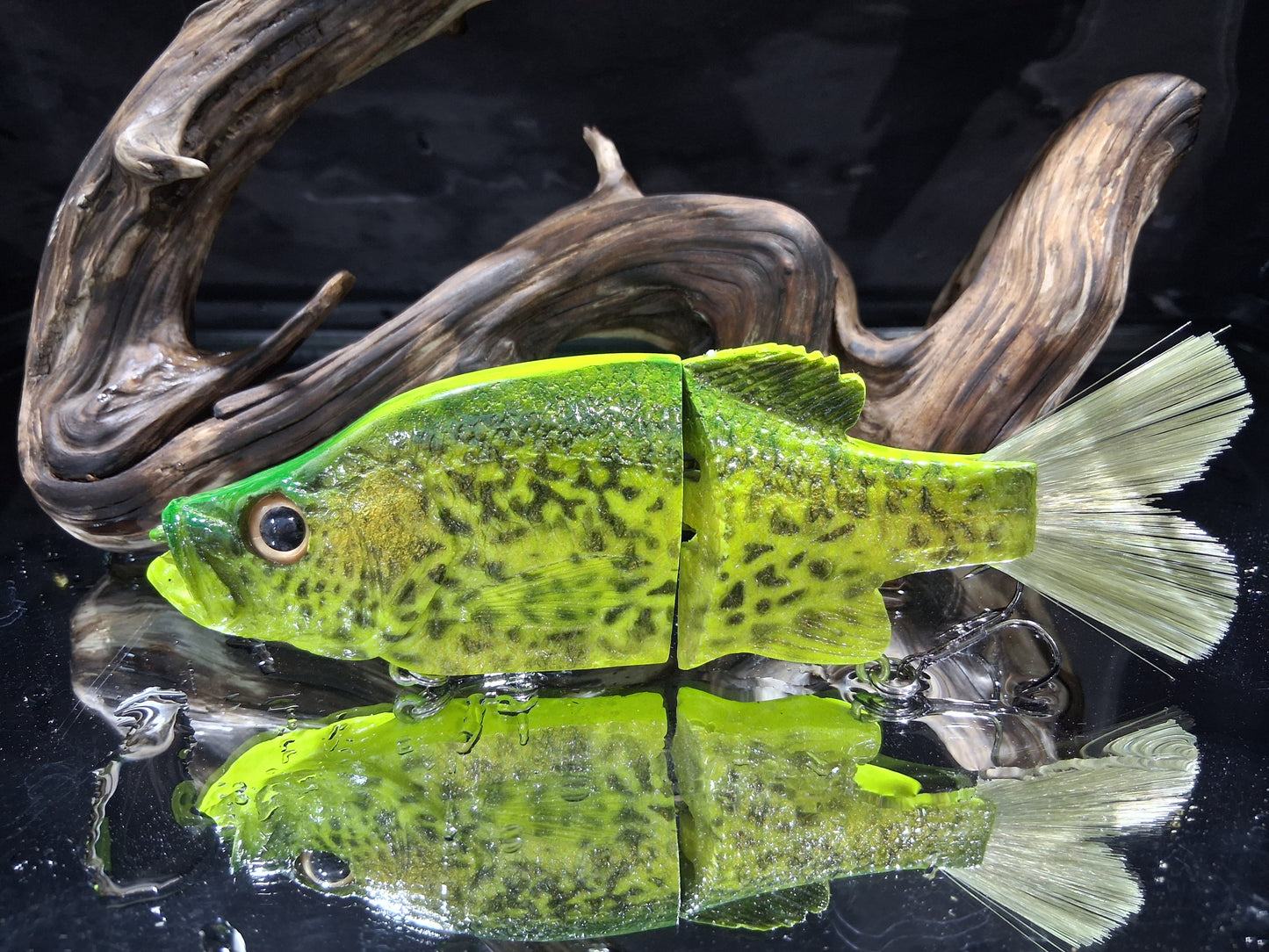 KGB 8" OG Crappie "Chartreuse Sacalait"