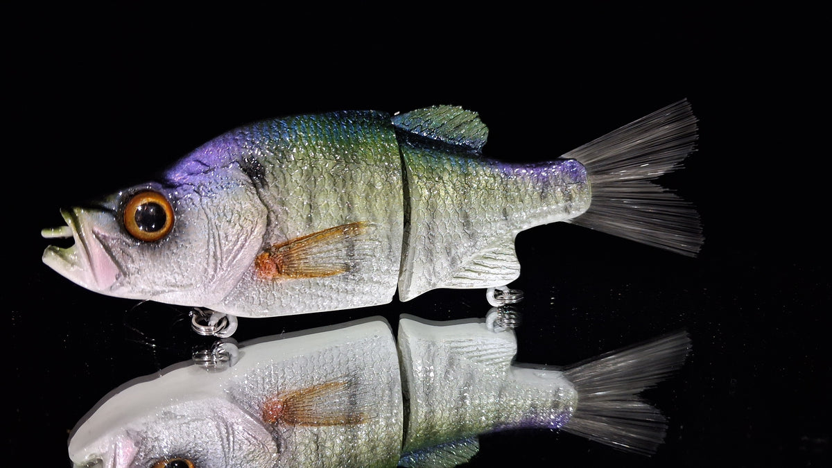 KGB 6" Mini Crappie "CC White Crappie"