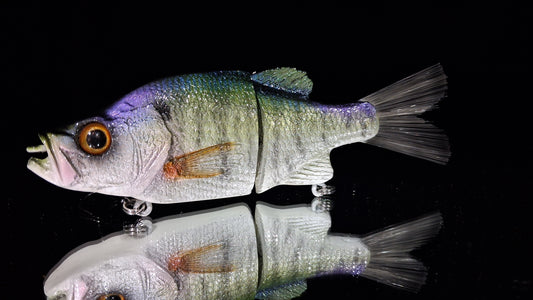 KGB 6" Mini Crappie "CC White Crappie"