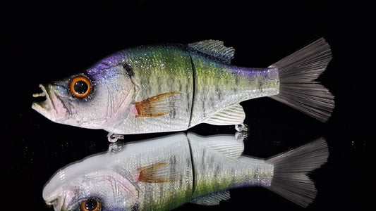 KGB 8" OG Crappie "CC White Crappie"