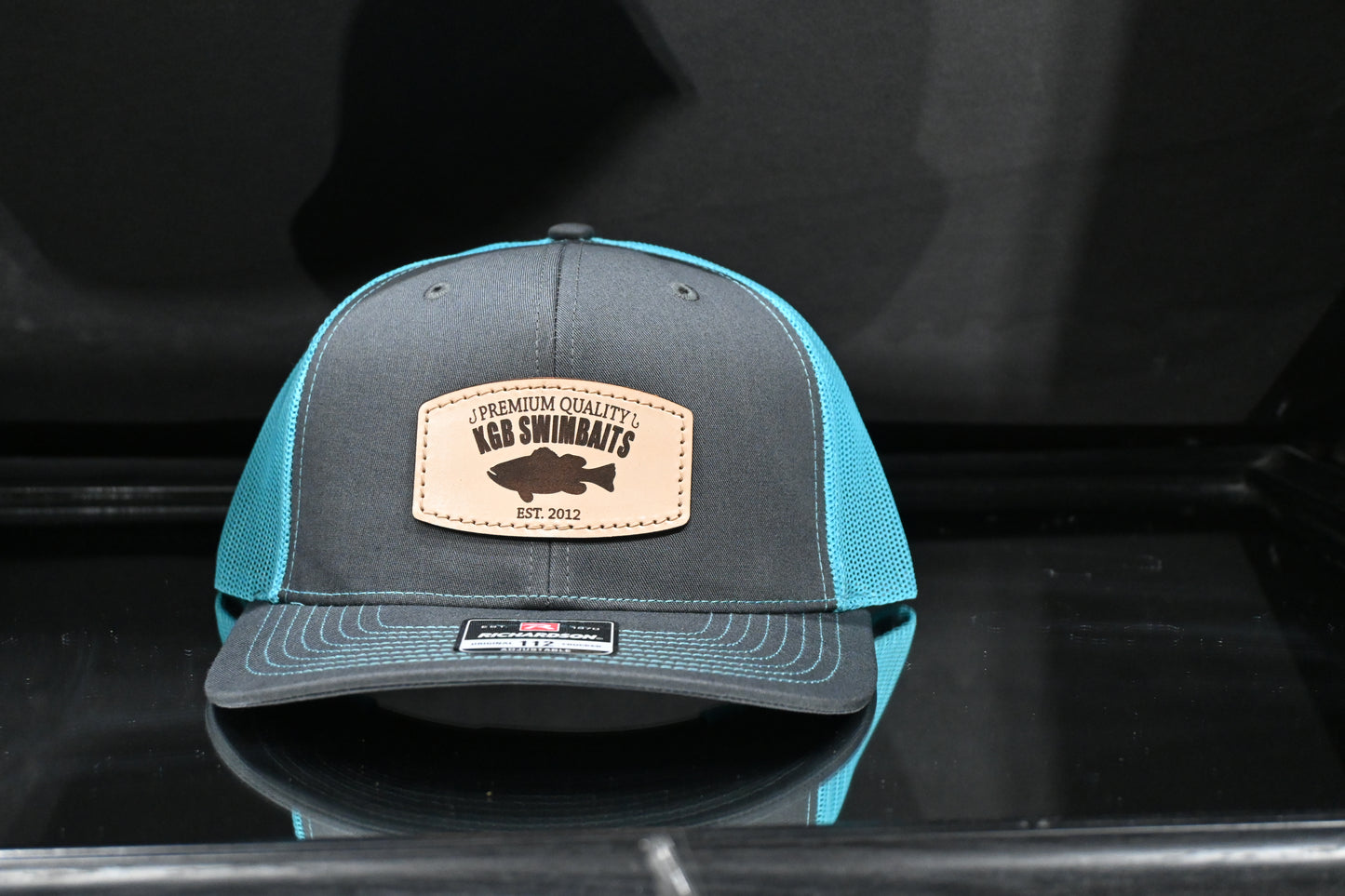 KGB Leather Logo Hat "112 Richardson"