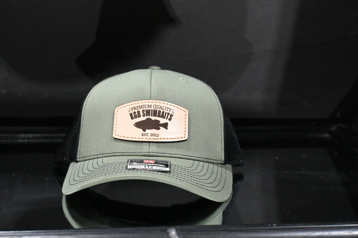 KGB Leather Logo Hat "112 Richardson"