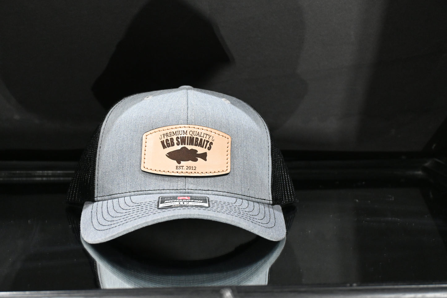 KGB Leather Logo Hat "112 Richardson"