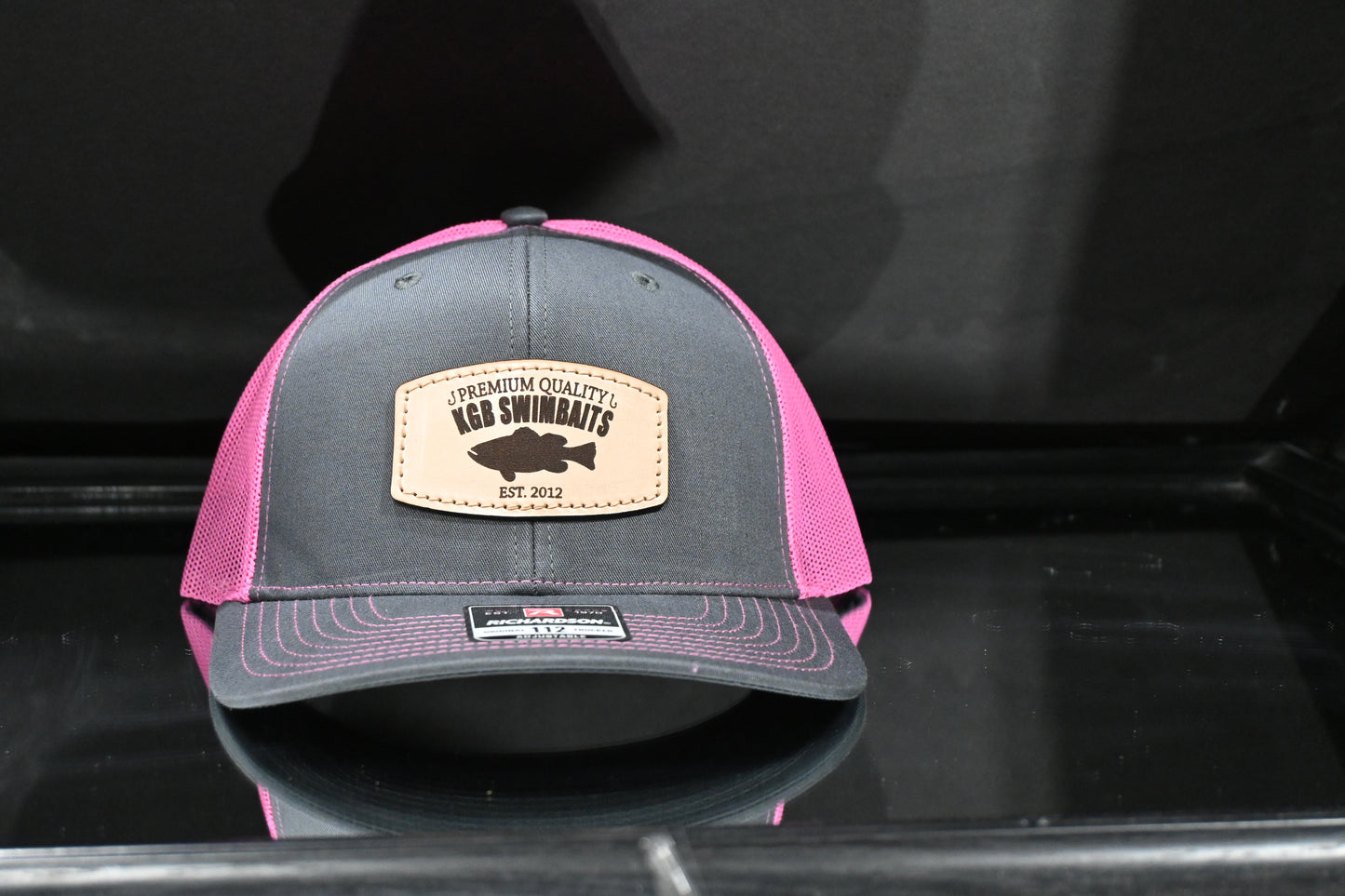 KGB Leather Logo Hat "112 Richardson"